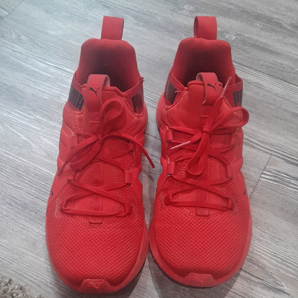 Puma Red Athletic Sneakers